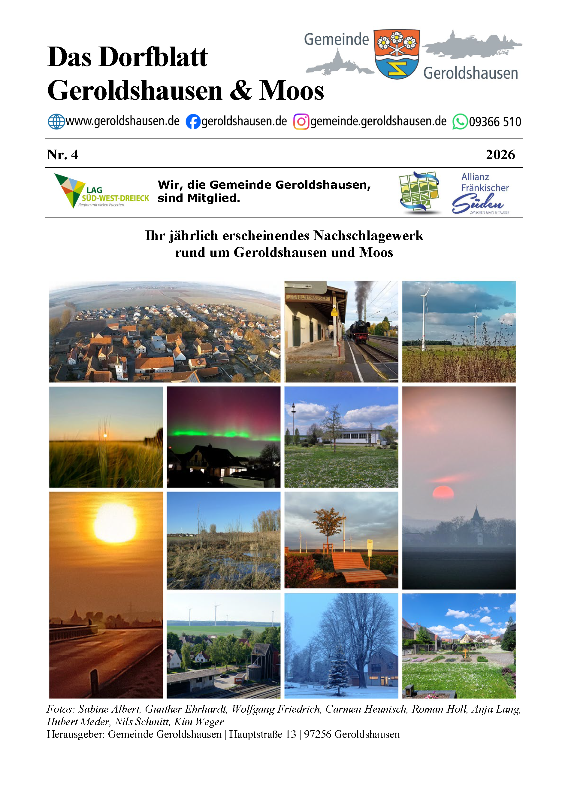 Titelblatt Dorfblatt 2026